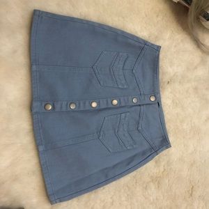 Kendall & Kylie button Front Skirt